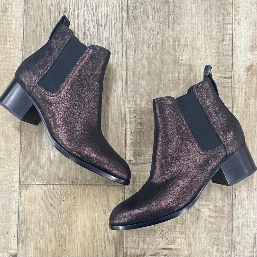 Rag & Bone Metallic Copper Walker Ankle Boots size 7.5 $495